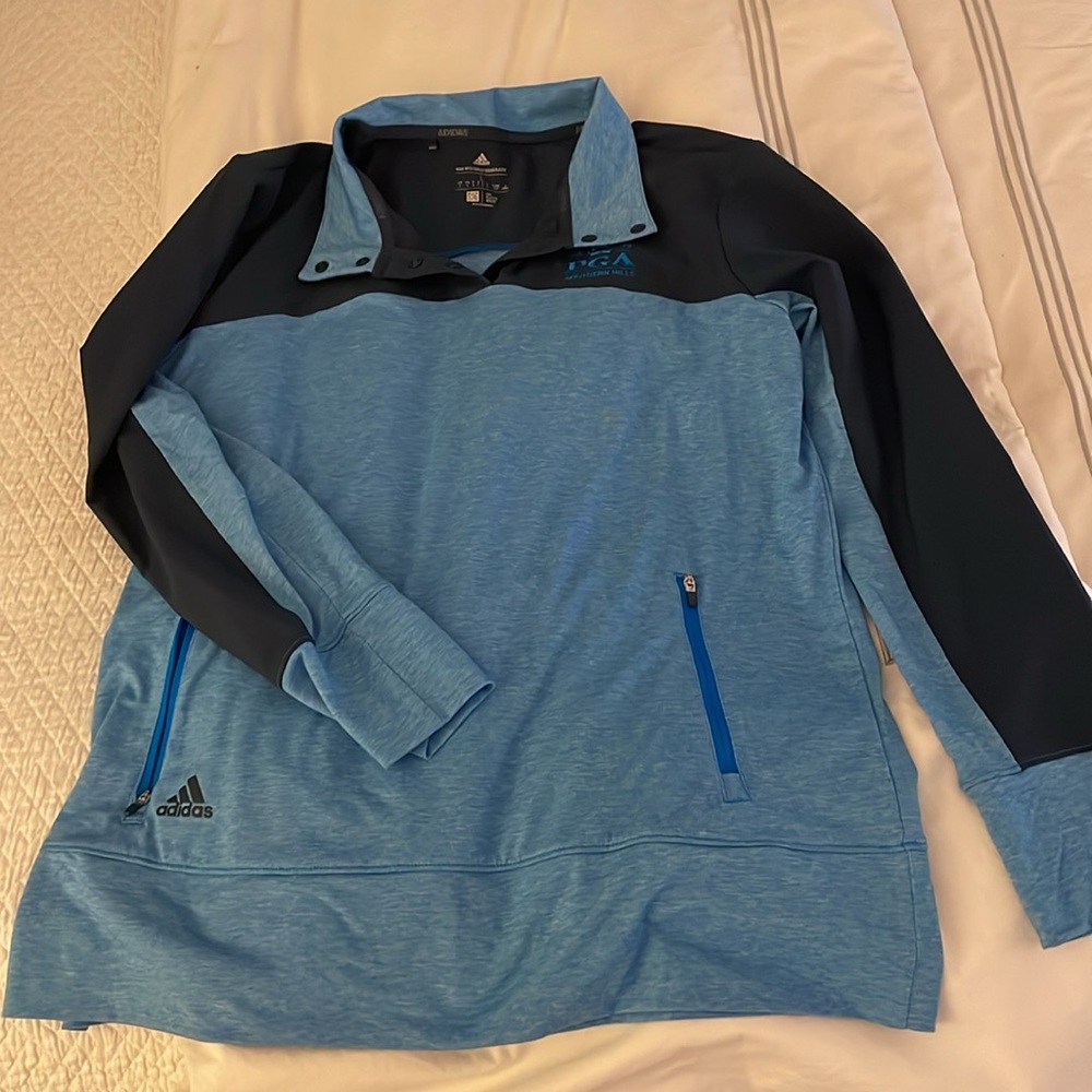 Adidas Women’s PGA Pullover in Blue and Navy
